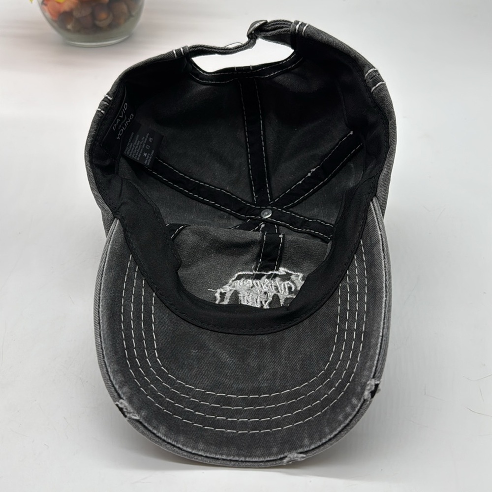 Wisconsin Distressed Gray Cap adjustable HT7641F - Picture 4 of 4
